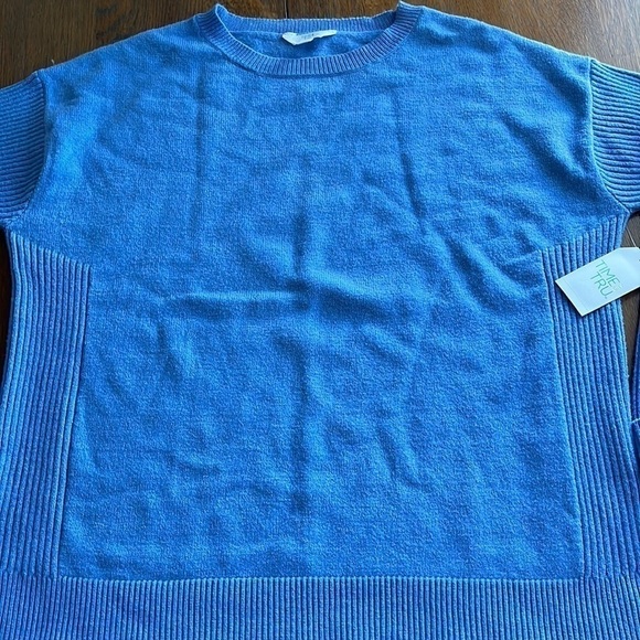 NWT Time and Tru Sweater Sky Blue Size L 12 to 14 - Picture 2 of 11